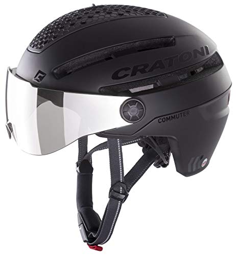 Cratoni Commuter (Pedelec) Casco de Bicicleta, Unisex Adulto, Negro, Talla única