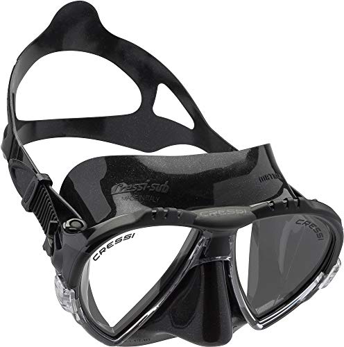 Cressi Matrix and Gamma Combo Set de Buceo, Unisex, Negro