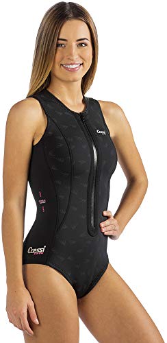 Cressi Termico - Traje de baño para mujer, color negro / rosa, S