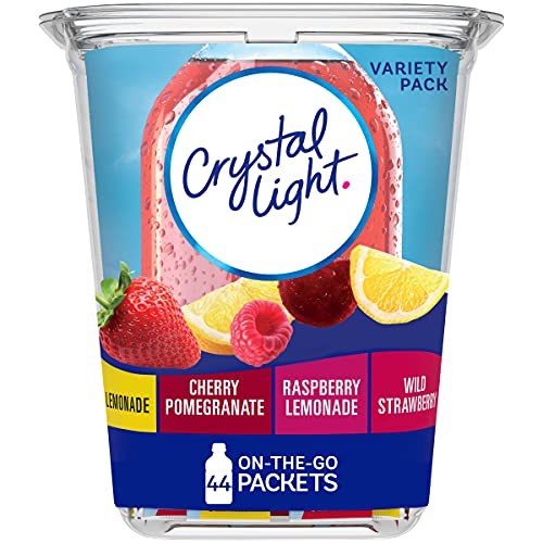 Crystal Light On The Go Drink Mix, Variety Pack, 44 Count