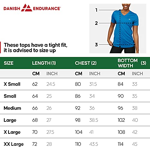 DANISH ENDURANCE Camiseta Deportiva Sin Mangas Mujer (Gris Mélange, Small)