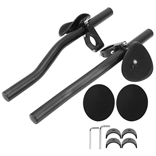 DAUERHAFT Ciclismo Bicicleta TT Bars Bike Rest Manillar Set Fácil de Instalar, para Bicicletas de Carretera, Bicicletas de montaña, triatlones, Bicicletas de Turismo de Larga Distancia