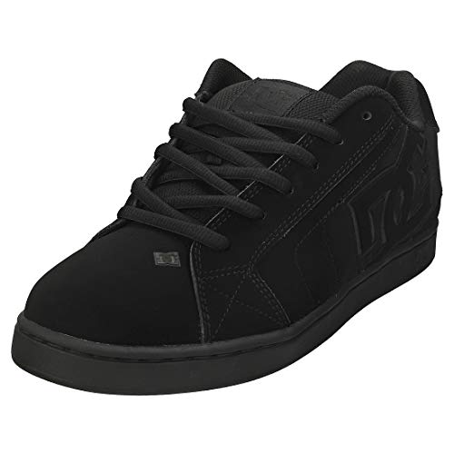 DC Net M - Zapatillas de deporte de cuero nobuck para hombre, Negro, 52 EU