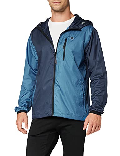 DC Shoes Dagup Block - Chaqueta Corta-Viento Resistente Al Agua Para Hombre Chaqueta Corta-Viento Resistente Al Agua, Hombre, black iris, M