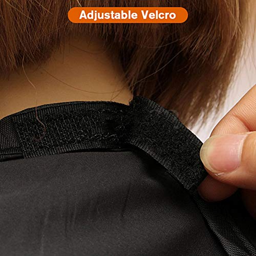 Delantal para barba recortadora de barba, capa para afeitar, impermeable, antiadherente, con 2 ventosas, regalo para hombres