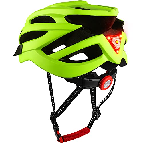 DesignSter Casco Bicicleta-Certificación CE y UKCA Unisex Adulto Unisexo Ajustable con Visera y Forro Desmontable Especializado para Ciclismo de Montaña Motocicleta（Amarillo）