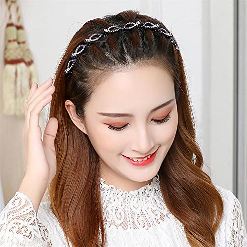 Diadema Para Mujer Bandas Diademasleepy Pearl Headband Cinturón De Pelo Damas Doble Garras Liu Hai Estilo De Pelo Accesorios Para El Cabello Horquilla-A-29