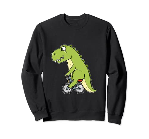 Divertida bicicleta dinosaurio motorista T-Rex bicicleta Sudadera