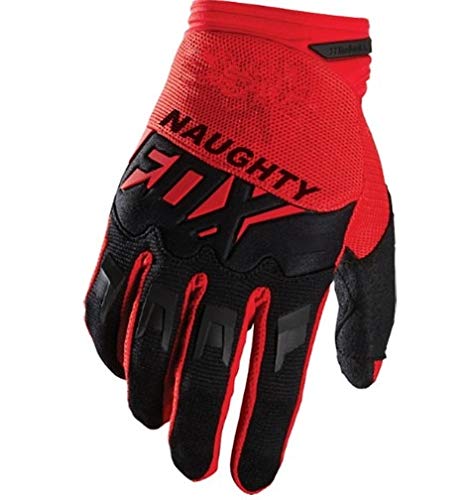 DJLHNNuevo Naughty Fox Rosa Azul Guantes Moto Motociclismo Dirt Bike Ciclismo de montaña Motocicleta DIRTPAW Race Guantes - Púrpura, XL