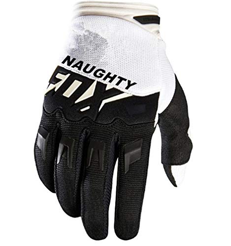 DJLHNNuevo Naughty Fox Rosa Azul Guantes Moto Motociclismo Dirt Bike Ciclismo de montaña Motocicleta DIRTPAW Race Guantes - Púrpura, XL