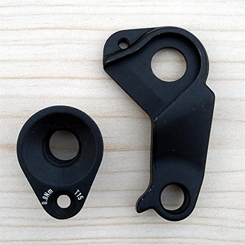 Duradera 1pc engranaje de bicicleta trasera Desperilleur suspensión Mech Dropout para Ghost ASKET LECTOR ROKET GHOST HYBRIDE LANAO AL KATO Fantasma GHM09-022 Fáciles de reemplazar ( Color : Black )