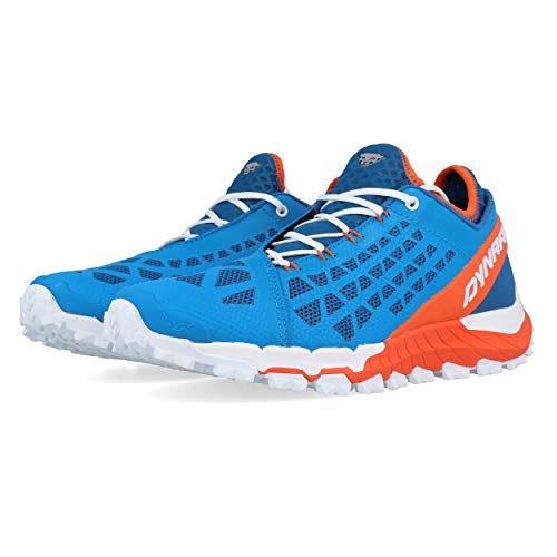 Dynafit Trailbreaker EVO, Zapatillas de Trail Running Hombre, Methyl Blue/Orange, 44 EU