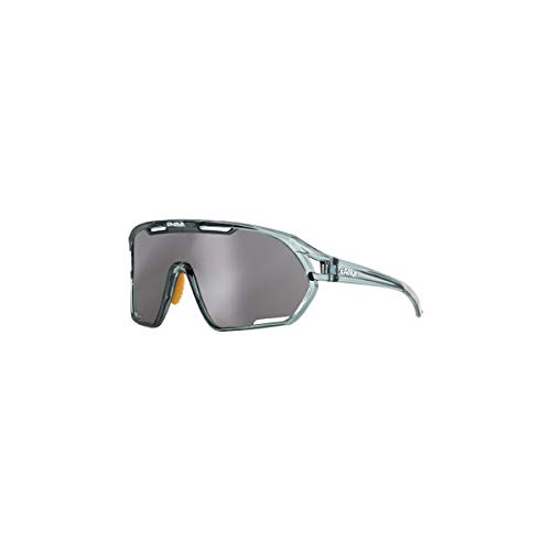 EASSUN Gafas de Ciclismo Paradiso, Solares Cat 2, Antideslizantes y Ajustables con Sistema de Ventilación - Gris Brillante Claro, Gris Brillante Claro