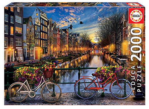 Educa - Ámsterdam paisajes y Lagos Puzzle, 2000 Piezas, Multicolor (17127)