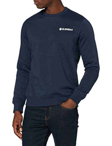 Element Blazin Chest - Sudadera para Hombre Sudadera, Hombre, Eclipse Navy, M