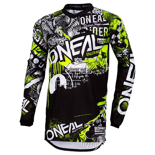 ELEMENT Youth Jersey ATTACK black/hi-viz S