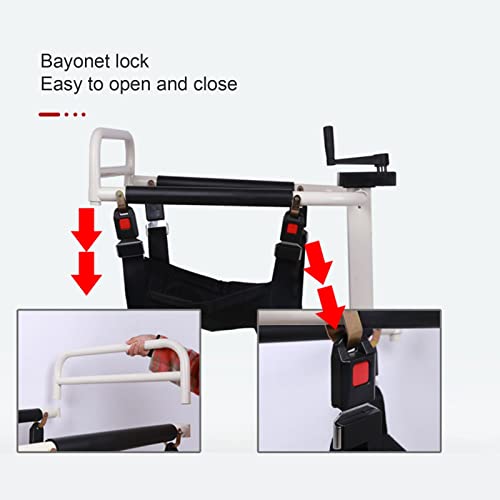 Elevador de transferencia para personas mayores, elevador para silla de ruedas para el hogar, ayuda para el levantamiento de pacientes, elevador de transferencia portátil, silla de ducha para baño p