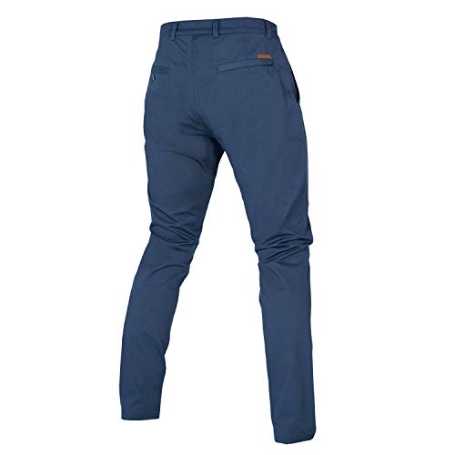 Endura Hummvee Chino - Pantalones de ciclismo para hombre, color azul marino, talla M