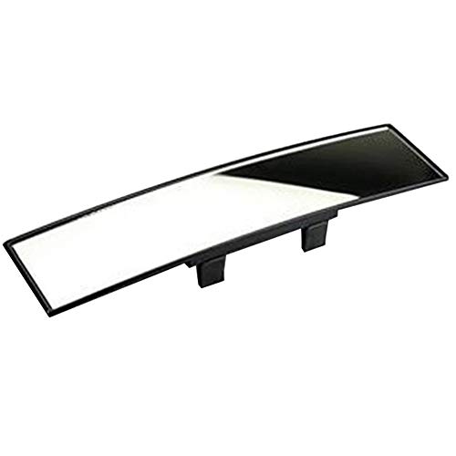 Espejo retrovisor de gran angular universal para automóvil, ajuste de ángulo de 300 mm Espejo retrovisor panorámico Espejo de punto ciego Espejo interior de automóvil antideslumbrante