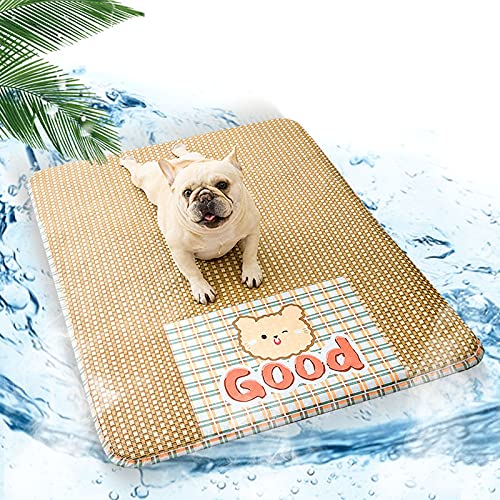 Esterilla para Dormir para Mascotas, Esterilla Lavable para Refrescarse En Verano, para Perros Y Gatos (Size : 75 * 60cm)