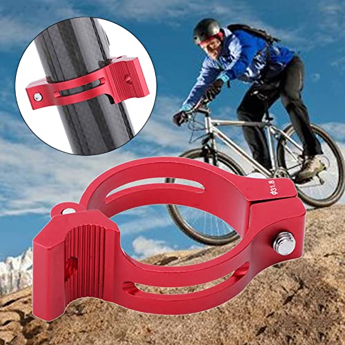 F Fityle Abrazadera adaptadora de desviador Delantero de Bicicleta de Carretera o de montaña Ajustable soldada 31,8 mm 34,9 mm para Montaje de Bicicleta - 31.8mm