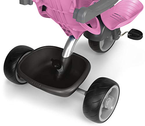 FEBER - Baby Plus Music Pink, Triciclo Rosa para niños y niñas de 9 Meses a 3 años (Famosa 800012132)