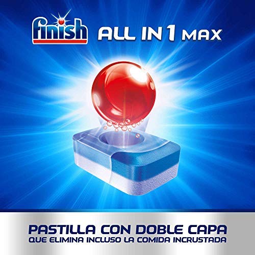 Finish Powerball All in 1 Max - Pastillas para el lavavajillas todo en 1 - formato 110 unidades