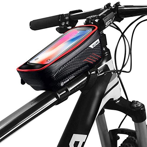 FINSHN Bastidor de la Bicicleta Teléfono Montaje de la Bici Bolsa Impermeable Tubo Ciclismo Frontal Parte Superior de la Bolsa de Manillar de la Bici sostenedor del teléfono de Maletas Grandes Bolsas