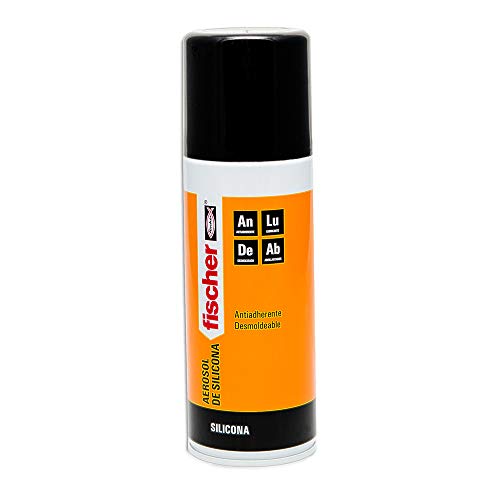 fischer 98673 Silicona (Aerosol 400 ml), 098673, Transparente