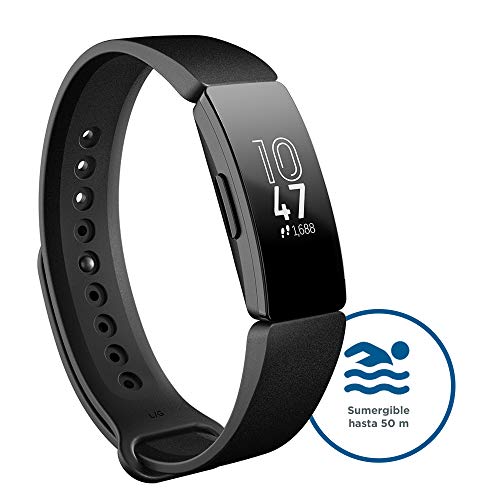 Fitbit Inspire, Pulsera de salud y actividad física Negro