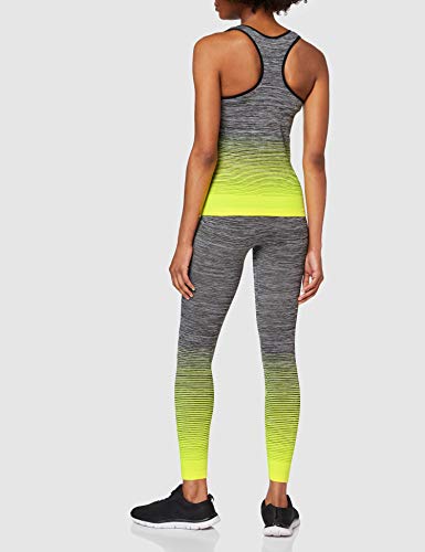 FM London Vest Top And Leggings - Conjunto Ropa Deportiva, Amarillo, Talla Única (Talla del Fabricante 8-14)