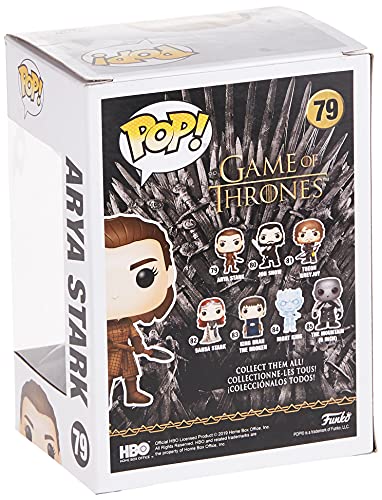 Funko - Pop! TV: Game of Thrones - Arya w/Two Headed Spear Figura Coleccionable, Multicolor (44819)