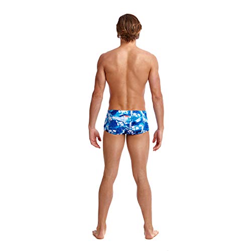 Funky Trunks Classic Trunks - Bañador para hombre (M, Head First)