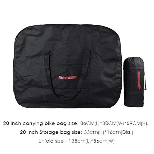 Selighting Bolsa Transporte Bicicleta Plegable, Bolsa de Almacenamiento de  Bici Bolsa para el Manillar Bolso Plegable para el Envío de Viajes Aéreos