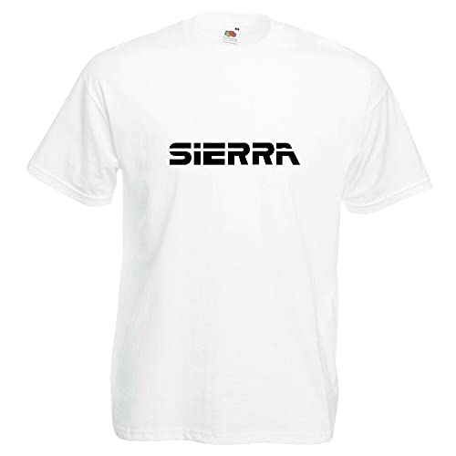 GAOXINGQU Sierra T-Shirt RS500 Car Enthusiast Various Sizes & Colours White XXL