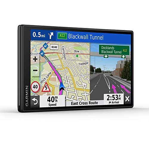 Garmin Drivesmart 65 Full EU MT-D Numero Cuatro,4, Acero Inoxidable 316, Adhesivo In GPS para Coche, Negro