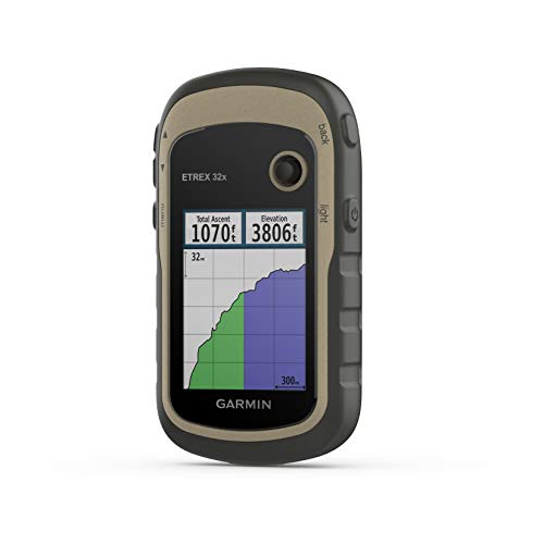 Garmin ETREX 32x GPS de Mano con Pantalla Color de 2.2” y Mapa TopoActive preinstalado