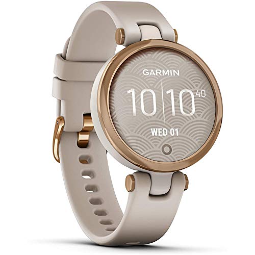 Garmin Lily Sport Reloj Inteligente, Beige Rose Gold, One Size