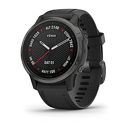 Garmin - Reloj GPS con Pulsómetro Fenix 6S Zafiro Garmin, L (010-02159-25)