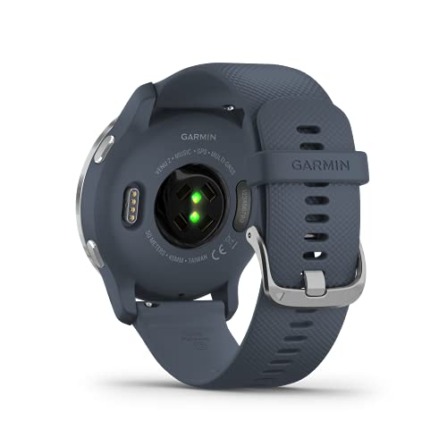 Garmin Venu 2 - Reloj inteligente con GPS, música y deportes, Azul Grafito