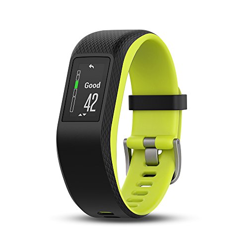 Garmin Vivosport Pulsera de Deporte con GPS y Monitor de Ritmo Cardiaco, Unisex, Negro (Lima), L