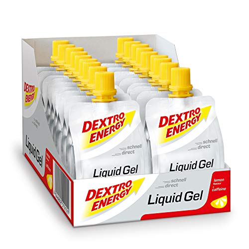 GEL LIQUIDO DEXTRO ENERGY LIMON+CAFEINA 60 ml 18U