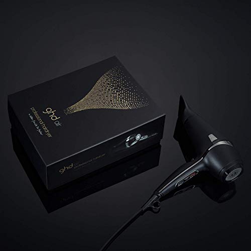 ghd air - Secador de pelo profesional con tecnología iónica, color negro