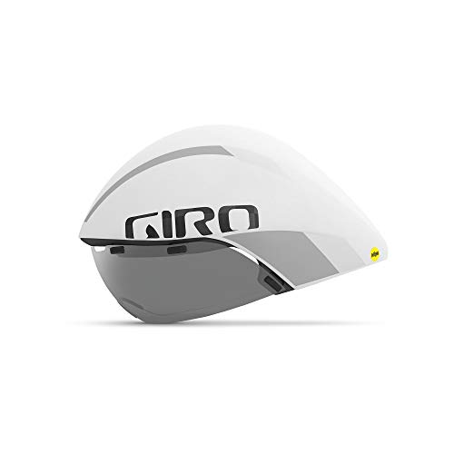 Giro Aerohead Ultimate MIPS Aero/Tri Casco de Ciclismo, Unisex, Blanco Mate, L