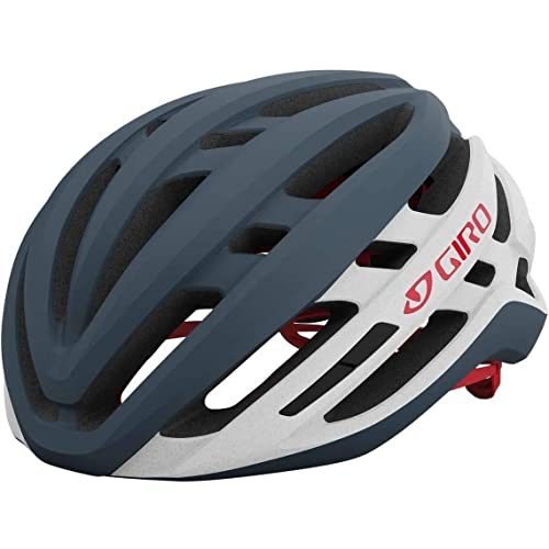 Giro Agilis MIPS Casco, Hombre, Matte Portaro Grey/White/Red, S