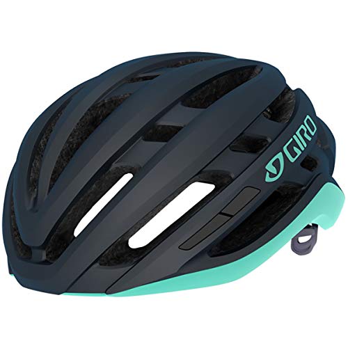 Giro Agilis W MIPS Casco de Bicicleta Road, Mujer, Gris Mate y Rojo, S | 51-55cm