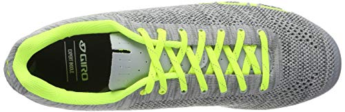 Giro Empire E70 Knit Road, Zapatos de Ciclismo de Carretera Hombre, Multicolor (Grey Heather/Highlight 000), 43 EU