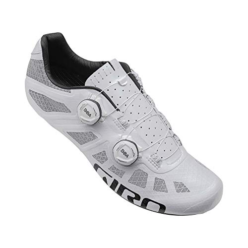 Giro Imperial Zapatillas de triatlón para Bicicleta de Carreras, Hombre, Blanco, 44.5