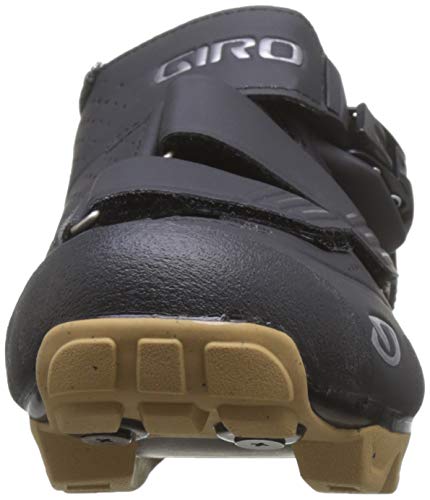 Giro Privateer R Hv MTB, Zapatos de Bicicleta de montaña Hombre, Negro Y Gris, 44.5 EU