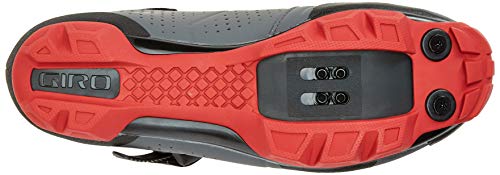 Giro Privateer R MTB, Zapatos de Bicicleta de montaña Hombre, Darkshadow Dark Red, 48 EU